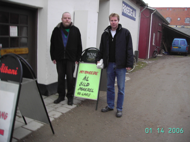 Tommy Rolf Nielsen & Carl-Johan Martens i Karrebksminde
den 14. januar 2006
